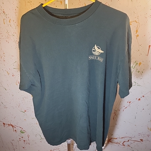 Vintage Single Stiche 1993 Maui Bay T-shirt Size L - Picture 1 of 6